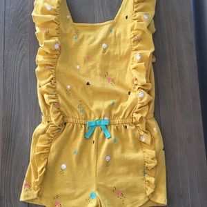 Yellow romper